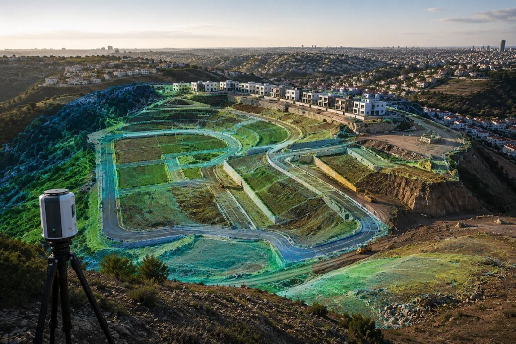 Levantamientos LiDAR para urbanización