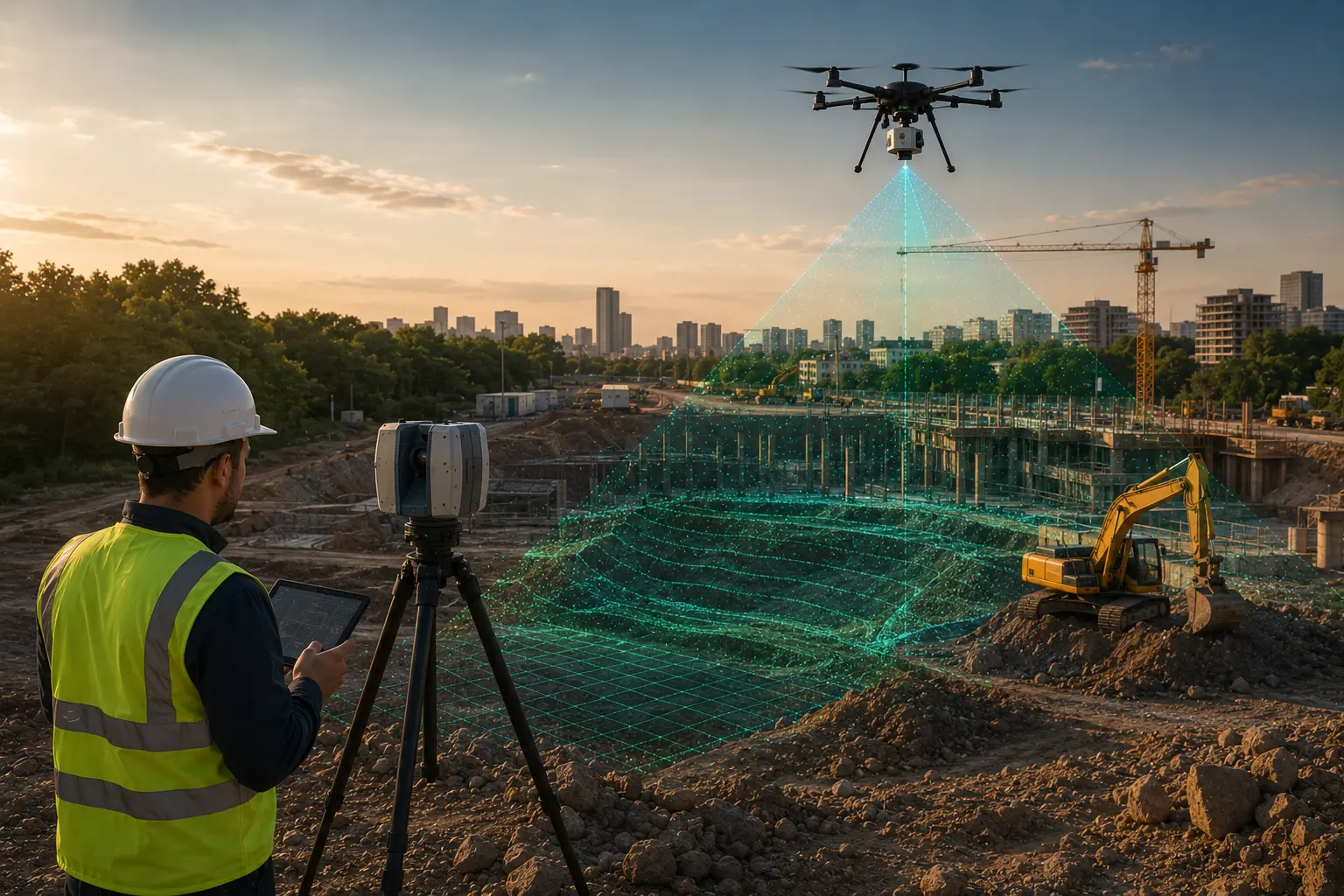 LiDAR para Construcción: Ventajas y aplicaciones reales