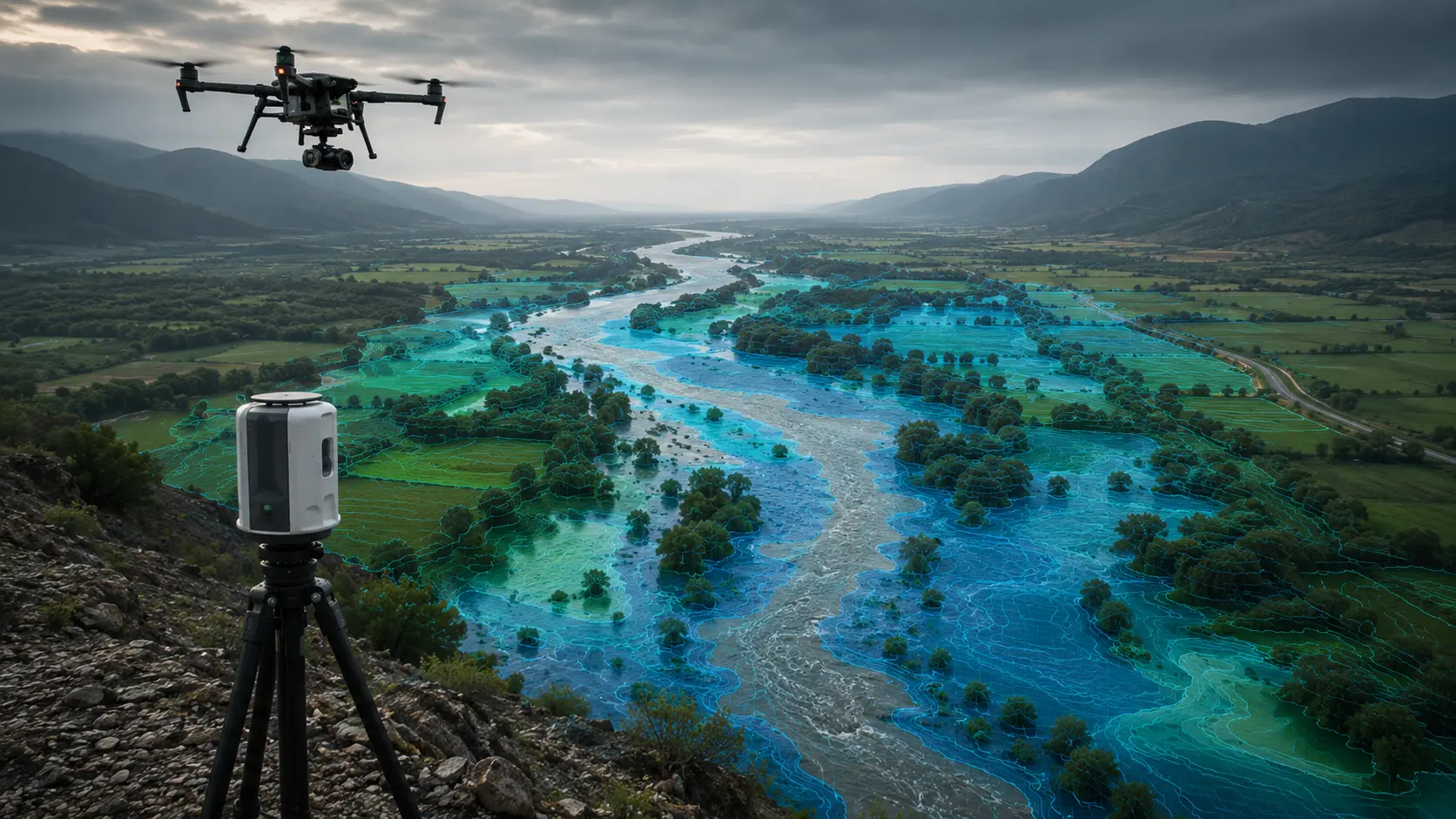LiDAR para Hidrología: Escurrimientos y Zonas Inundables