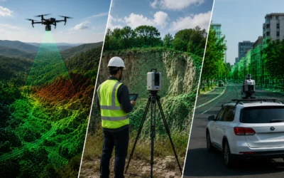 Tipos de LiDAR: Aéreo, Terrestre y Móvil. Diferencias y cuál elegir