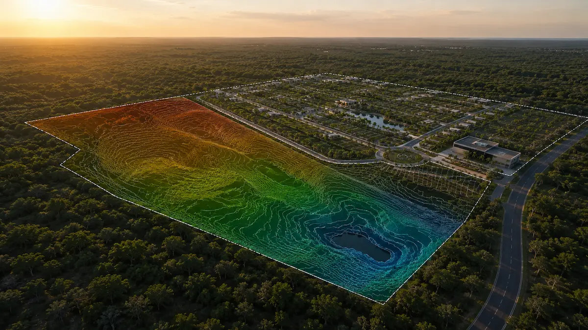 area vendible macro lote Cómo aumentar el área vendible de tu macro-lote con planeación topográfica inteligente