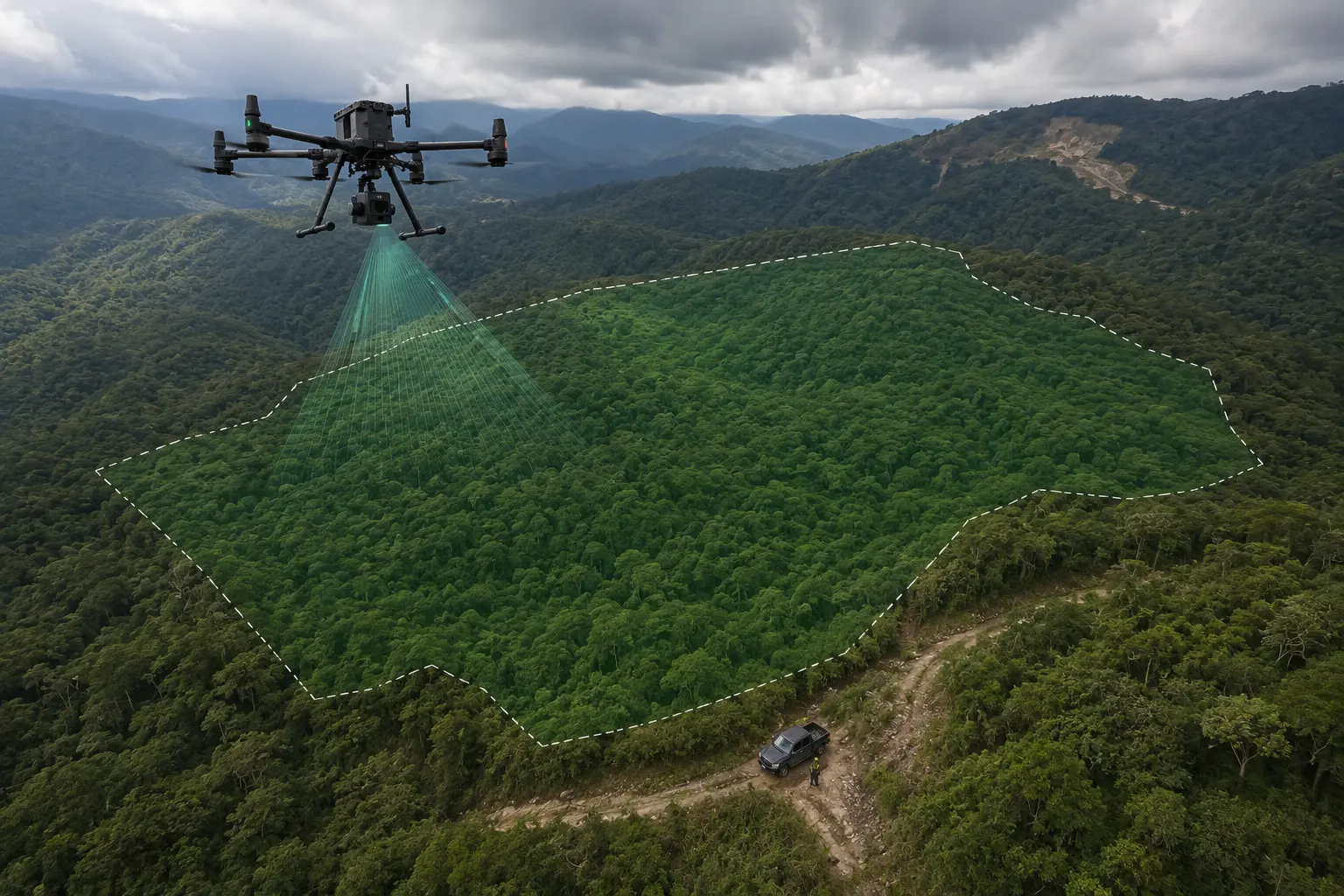 ¿Cuánto tarda un levantamiento LiDAR?