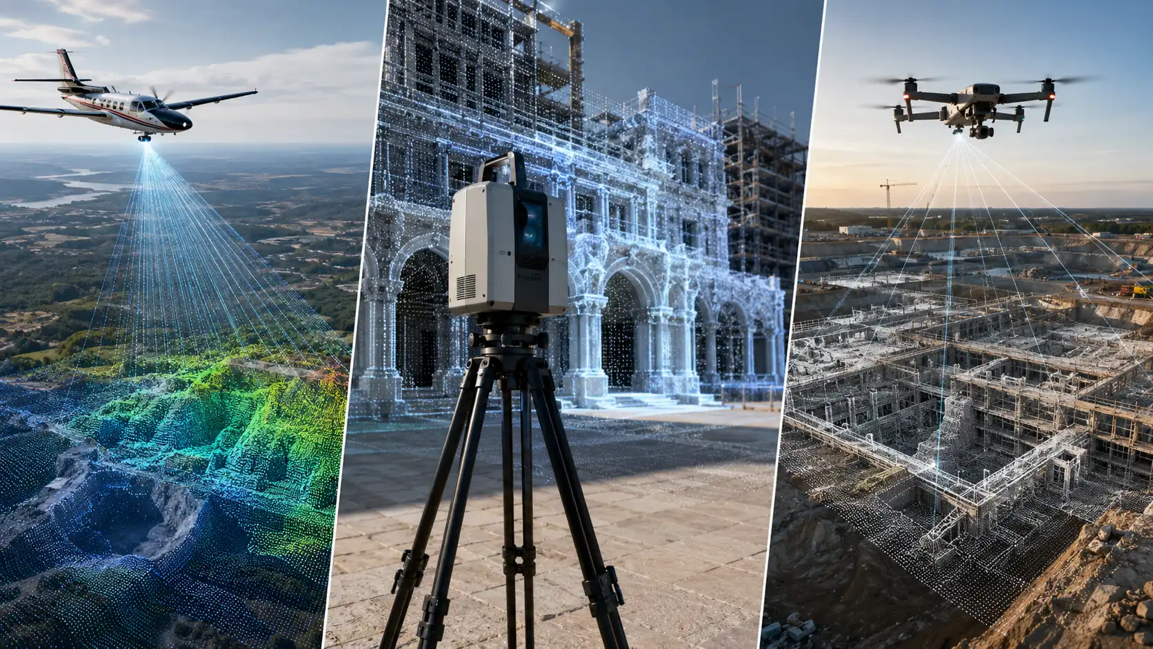 Tecnologías que generan nubes de puntos
